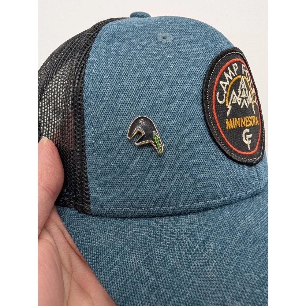 Zephyr Z Hats‎ Cap Snap Back Green Blue Mesh Trucker Camp Foley Minnesota Men